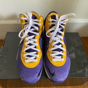 Nike LEBRON 8 VIII LAKERS QS SIZE 9 Sneakers